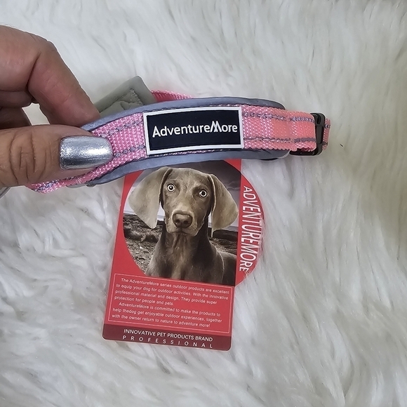 AdventureMore Dog Collar Pink small new - Picture 2 of 2